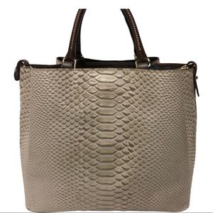 Dooney & Bourke Python Caldwell Large Barlow NWT